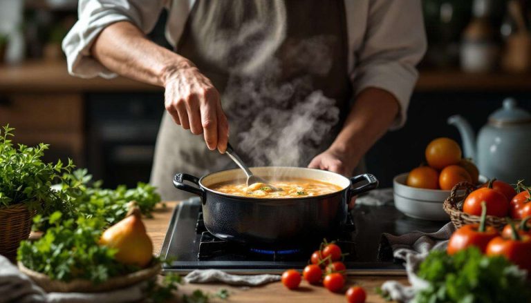 « Soupe trop liquide ? L’erreur interdite que les chefs ne font jamais (et leur geste tout simple) »