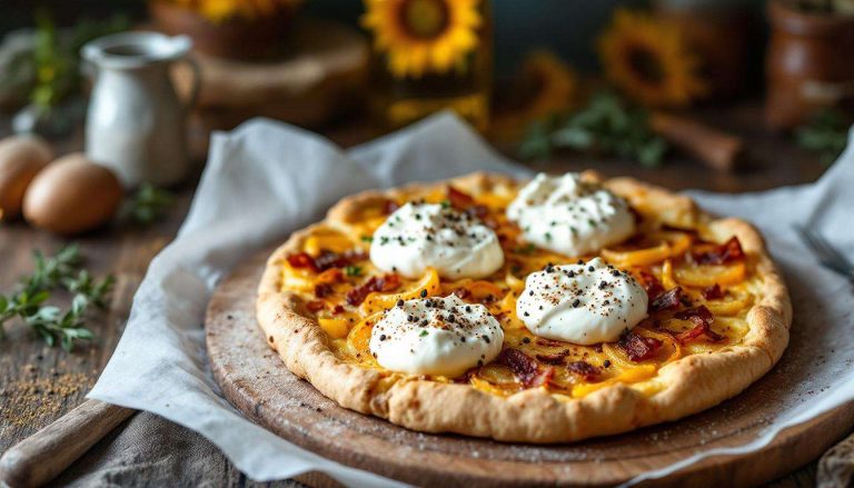 « Norbert Tarayre partage sa version express de la flammekueche : parfaite pour l'apéro ! »