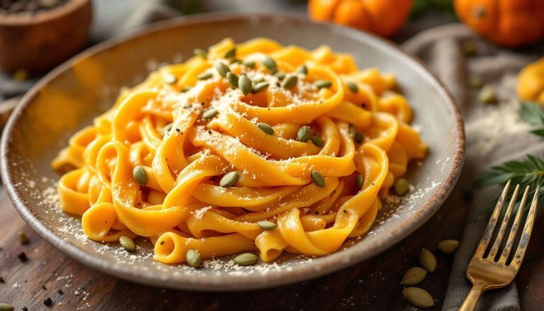 « Ultra crémeuses et prêtes en un clin d’œil » : les pâtes butternut-parmesan qui rendent les repas d’automne vraiment gourmands !