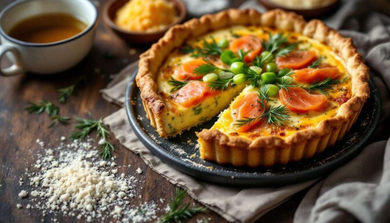 La quiche dorée poireaux-saumon fumé qui crépite de saveurs et fond sous la fourchette cet automne