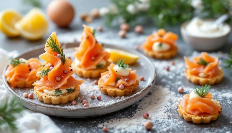 Noël version finger food : ces mini-sapins au saumon sont aussi bons que beaux… et les enfants en redemandent