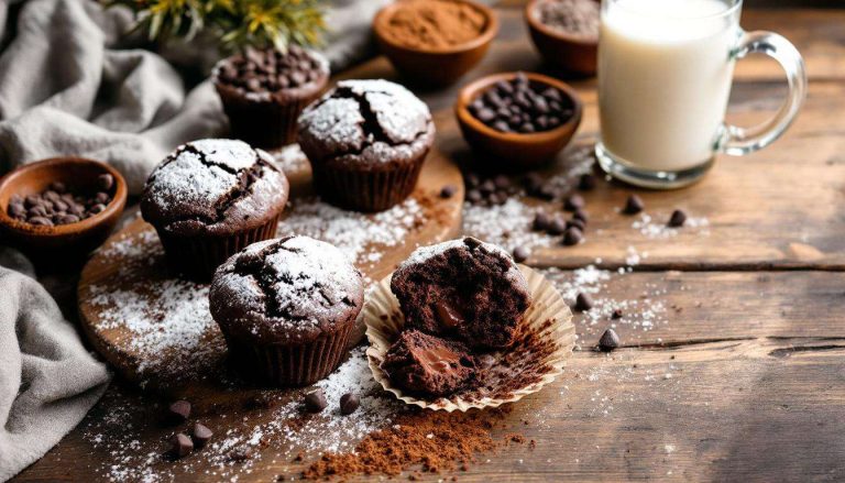 Moelleux dehors, fondant dedans : ces muffins au chocolat sont officiellement notre nouveau rituel d’hiver