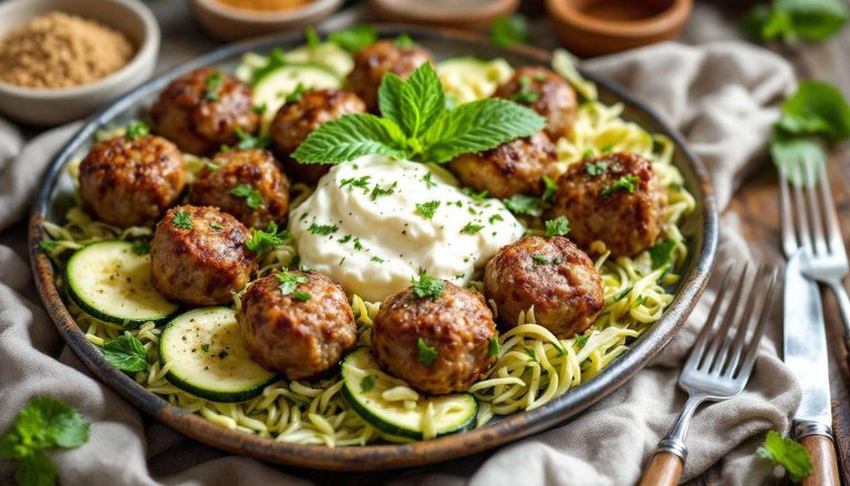 Boulettes d’agneau moelleuses aux courgettes et chèvre frais : un plat doré, parfumé et fondant à partager toute l’année