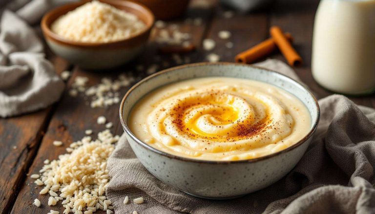 Ce riz au lait lentement infusé au four devient une douceur fondante qui fait fondre les grands et les petits