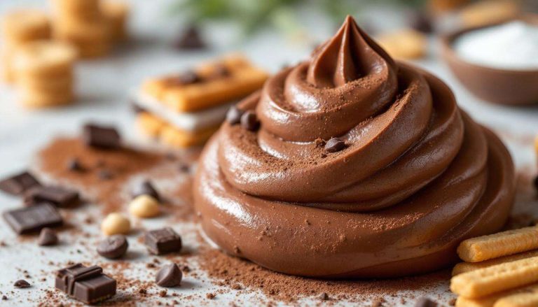 Cette mousse au chocolat intense cache un secret : une charlotte sans four, qui vole la vedette à tous les desserts