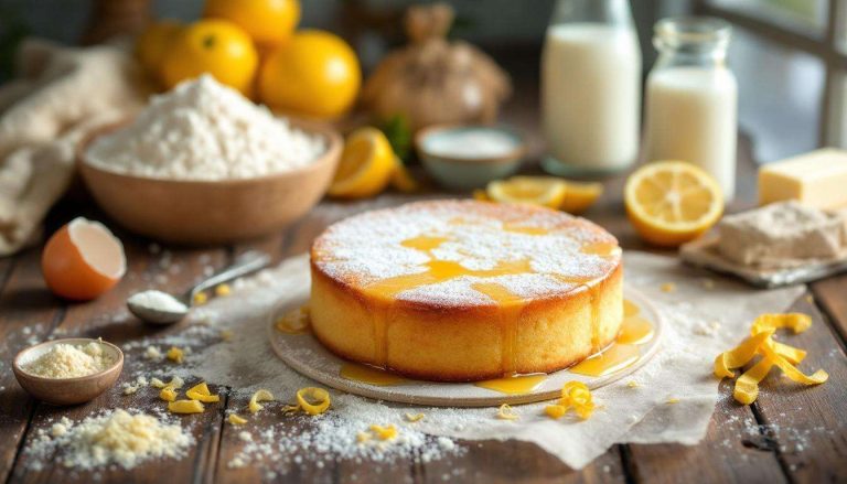 Ce cake au citron moelleux imbibé de sirop fond dans la bouche et parfume toute la maison en quelques minutes