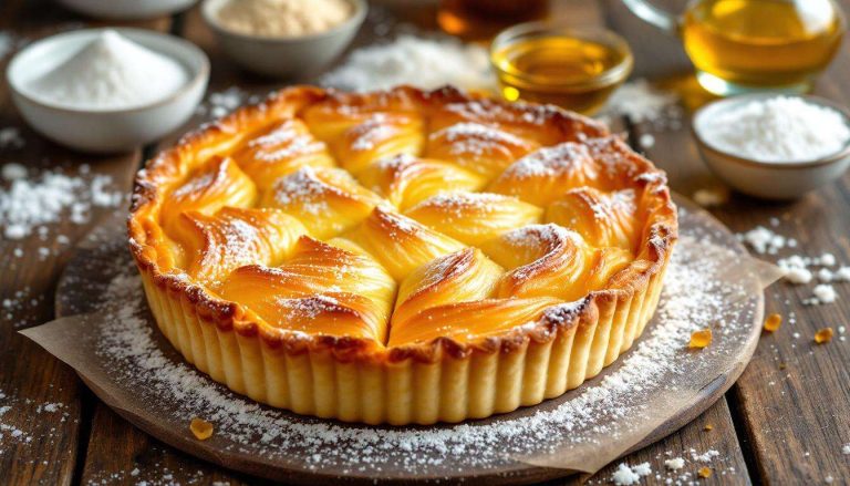 Plus rapide qu’un flan et aussi bon qu’en boulangerie : ma tarte fondante express, ultra moelleuse