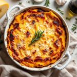 Gratin butternut au fromage frais au four : douceur fondante, herbes fraîches et crème pour réchauffer les soirs d’hiver