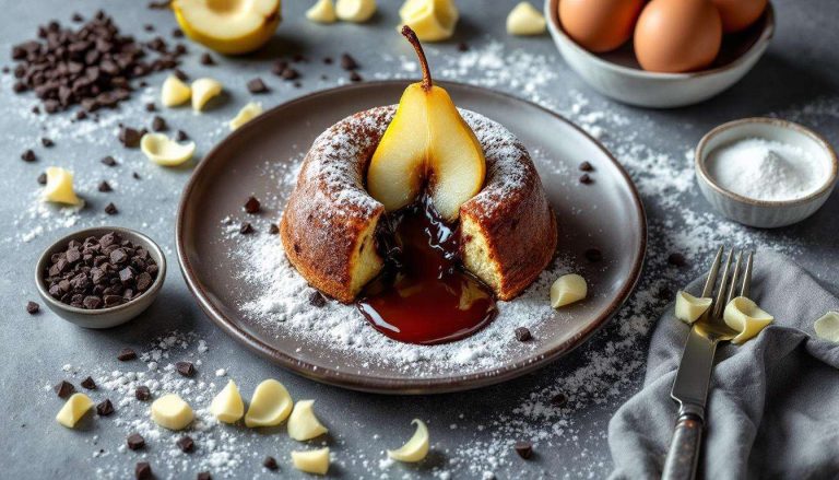 Fondant poire cœur coulant : le dessert si bon qu’on en redemande (recette facile)