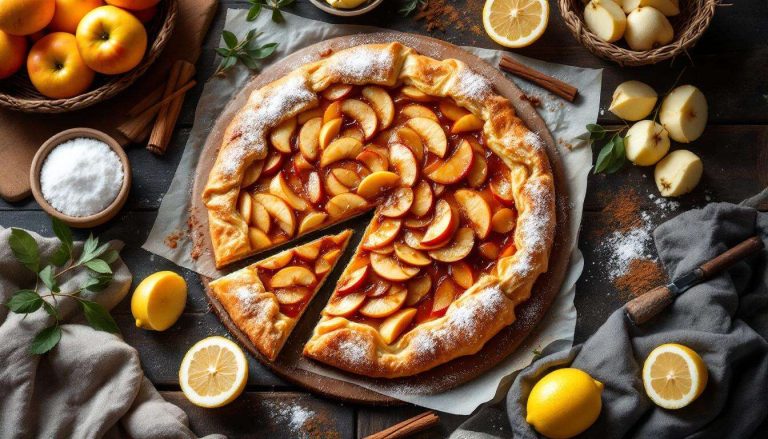 La tarte fine aux pommes caramélisées qui sent bon le dessert maison