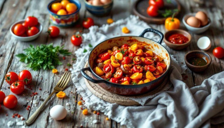 Chakchouka aux poivrons et œufs : le plat maghrébin du matin que la France adopte comme dîner express