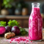 Kéfir betterave-gingembre : la boisson rose vif fermentée qui cartonne sur les réseaux et se prépare en 48h