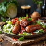 Boudin vert mijoté à la bière d'abbaye : la recette flamande lente qui marie chou et houblon en un plat unique