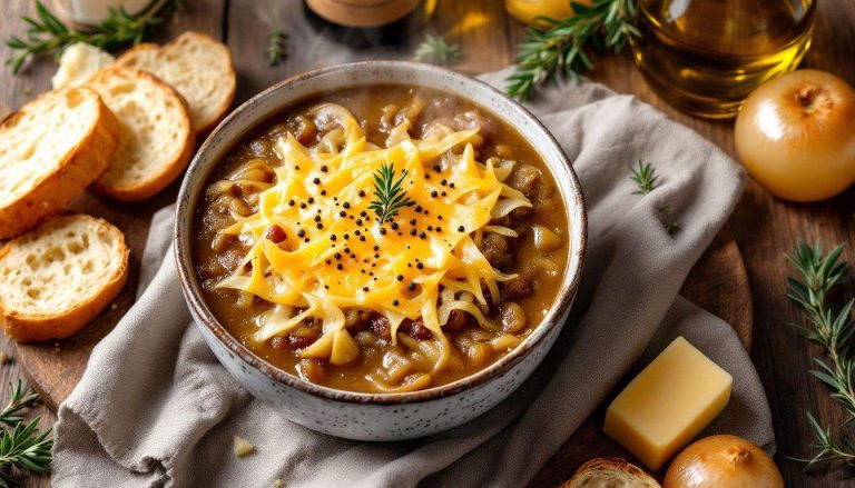 Soupe à l’oignon : la recette traditionnelle française