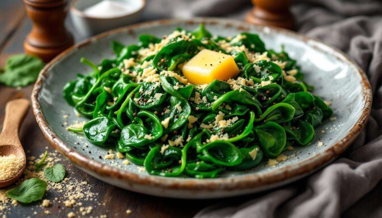 Épinards sautés : un peu de beurre et de parmesan suffit pour les sublimer | Un accompagnement simple mais savoureux