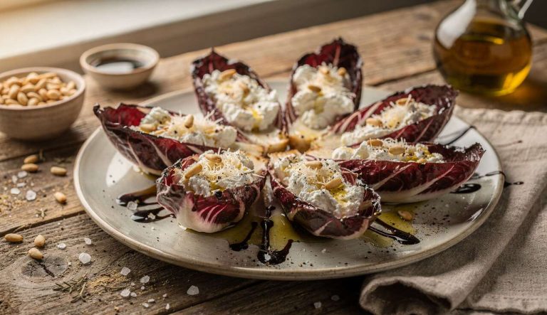 Barquettes de radicchio au four : la gourmandise “saine” à mettre sur la table