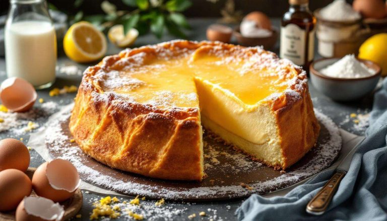 Torta nua italienne : la recette de ce gâteau nuage à la crème pâtissière, tellement délicieux !