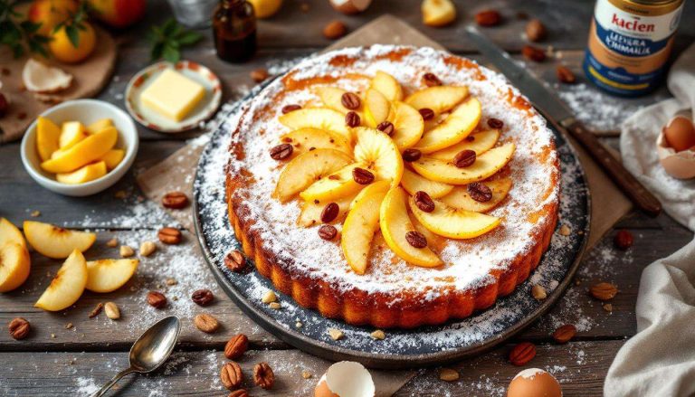Poire, amande, vanille : ce gâteau minute cache une tendresse qui fait l’unanimité au goûter comme au dessert